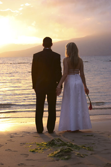 Maui Susnset Wedding